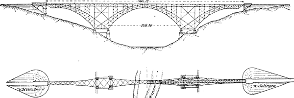 Entwurf einer Auslegerbrücke