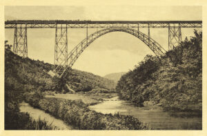 Postkarte Kaiser-Wilhelm-Brücke 1908, Slg. Michael Tettinger
