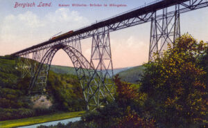 Zeichnung Müngstener Brücke, Slg. Michael Tettinger