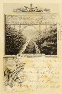 AK Müngstener Brücke 1894, Slg. Michael Tettinger